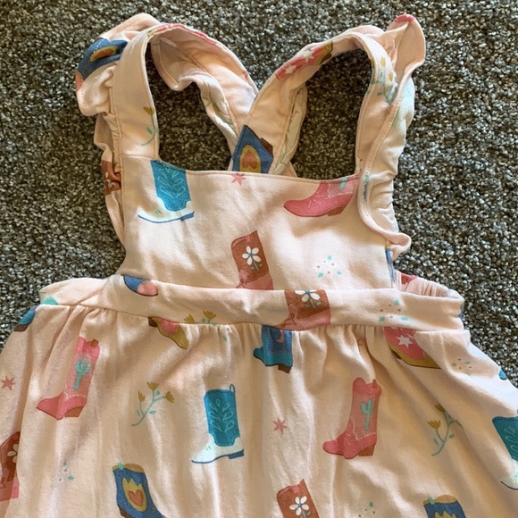 Angel Dear Cowgirl Boots Dress and Bloomer set 18-24M - Picture 3 of 7